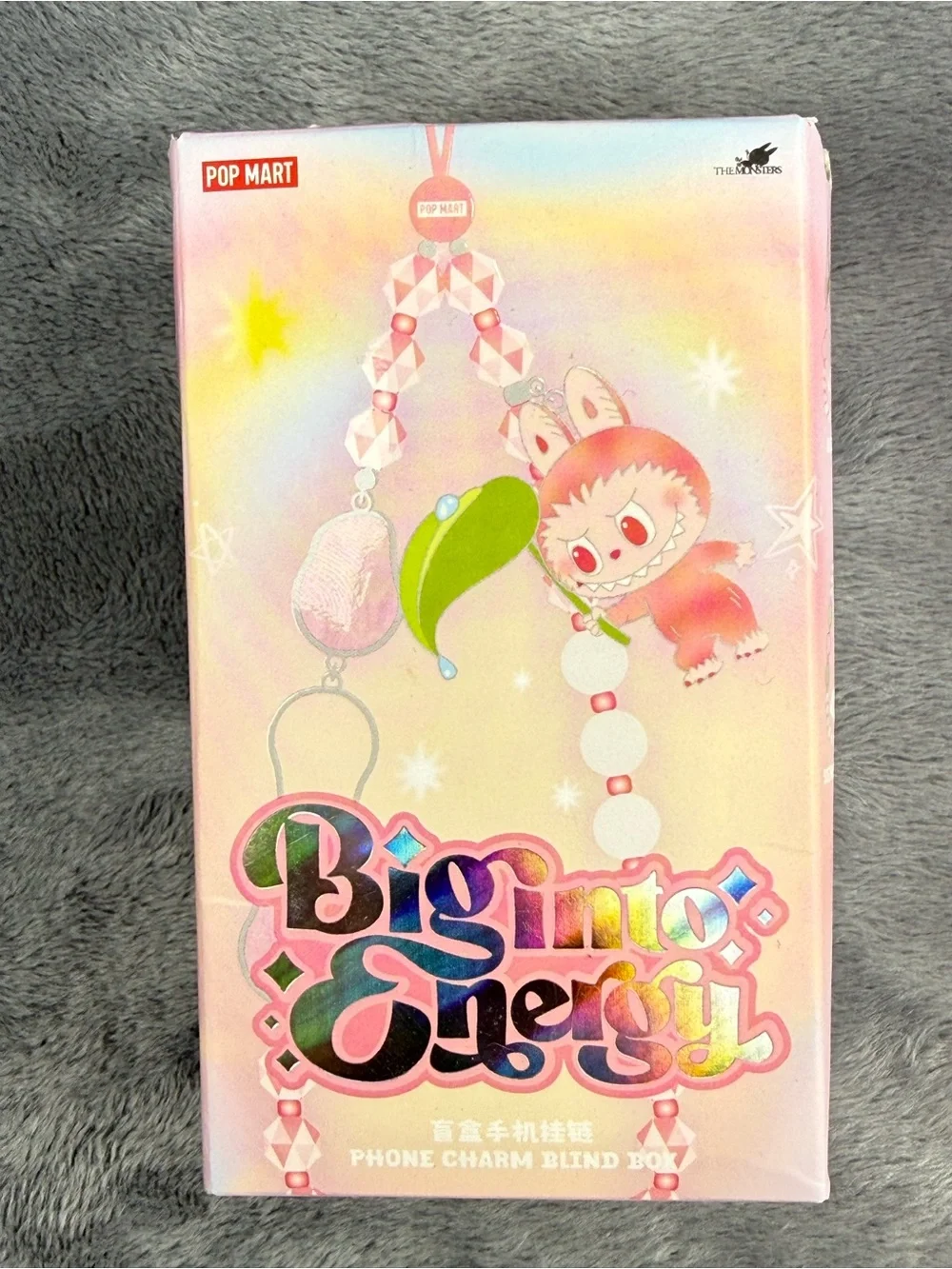 POP MART The Monsters “Big into Energy” Phone Charm Series - LOVE (Labubu)